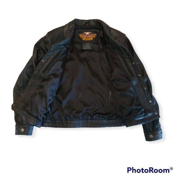 Women's Medium M Harley-Davidson Leather Jacket 97014-03VW Studded - Picture 5 of 8